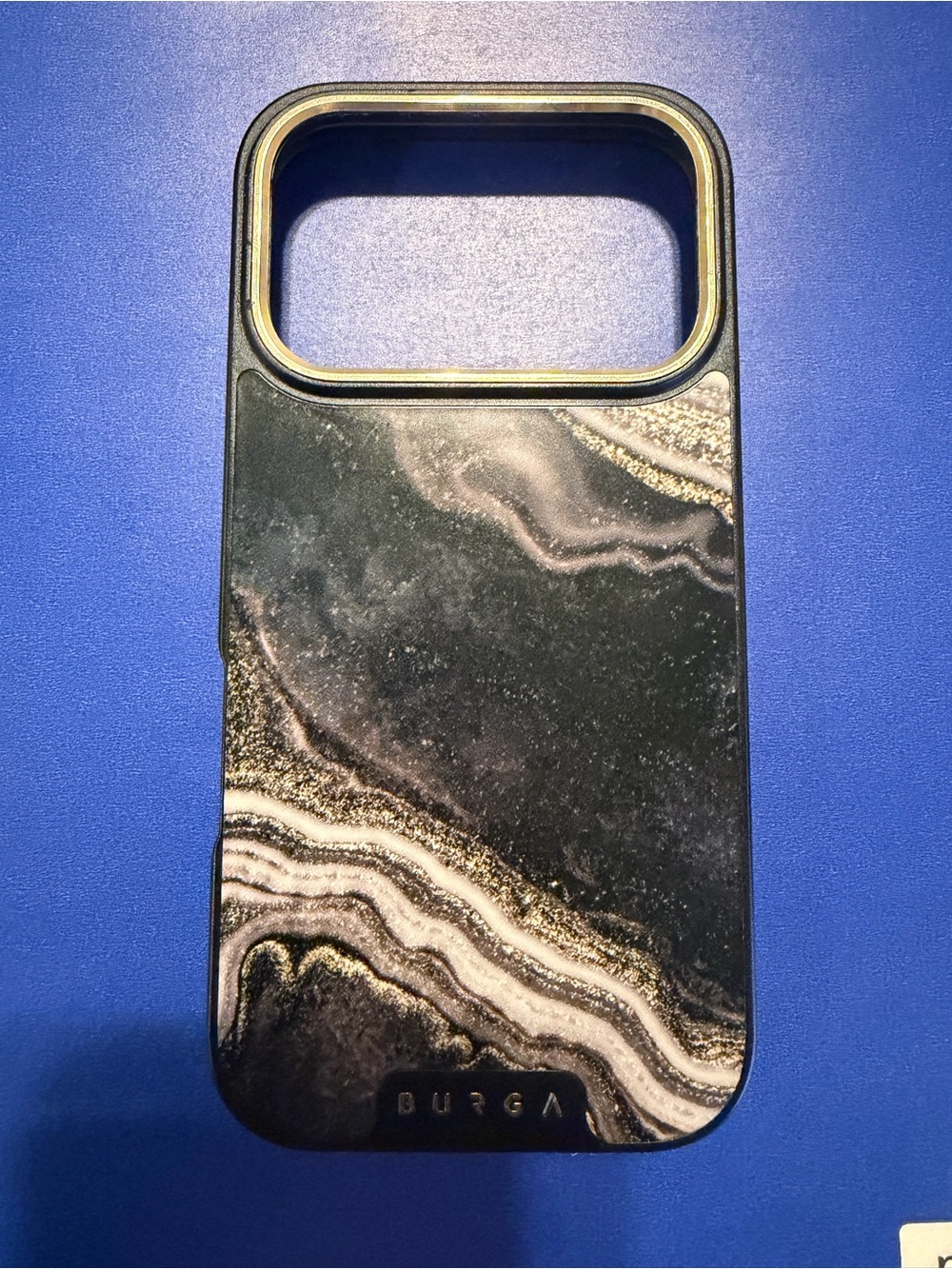 BURGA iphone 17 PRO - Black & Gold Marble